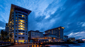 Hotel Front - Evening or Night